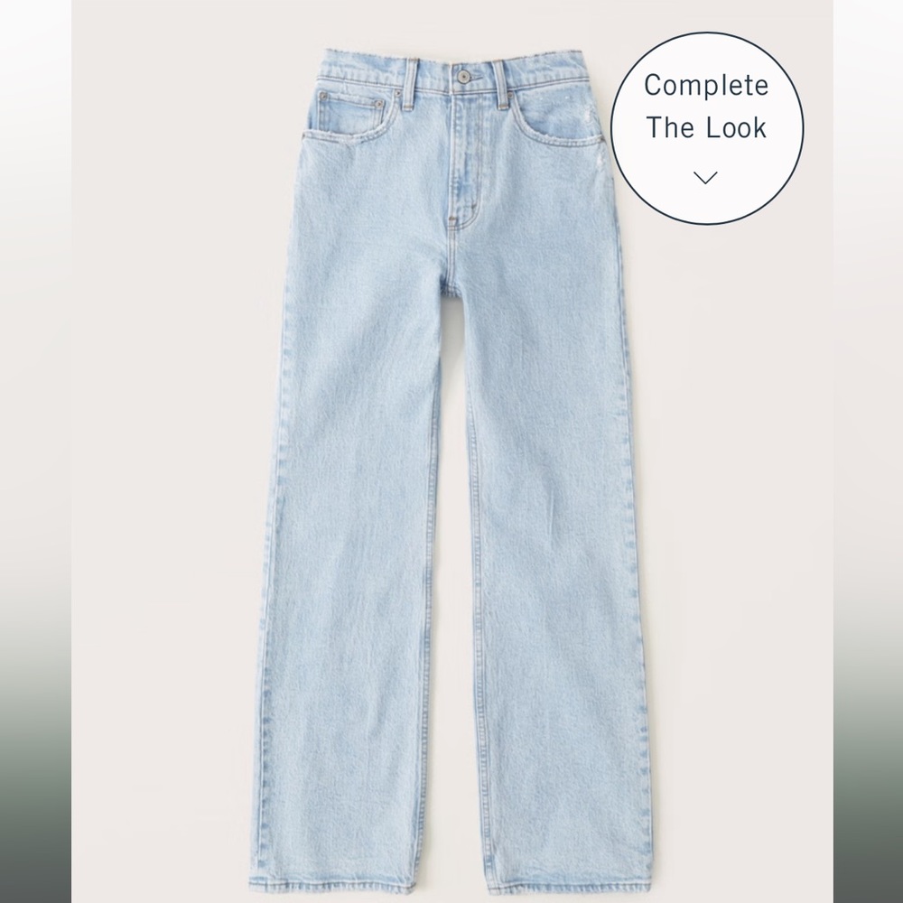 Curve love Abercrombie 90s Relaxed Jean size 26 extra long
